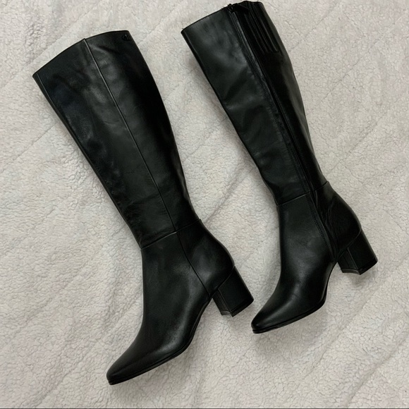 calvin klein freeda leather boots